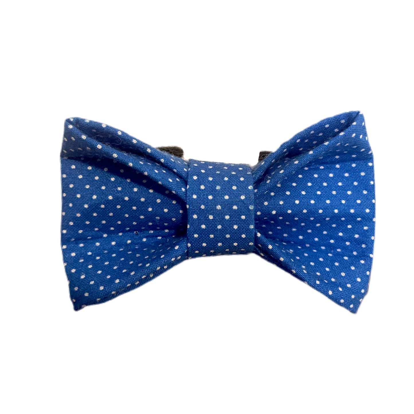 Blue Polka Dots Bow Tie (Size Small)